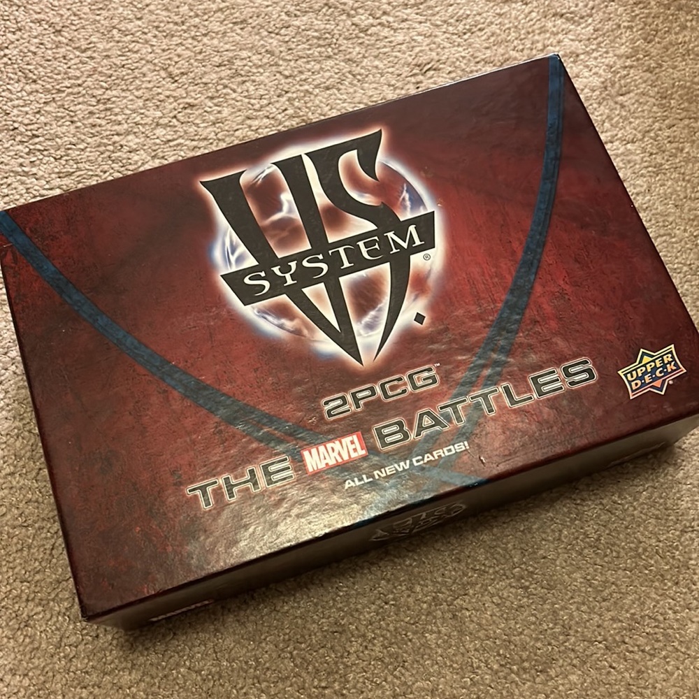 3 sets- Vs. System 2PCG: The Marvel Battles